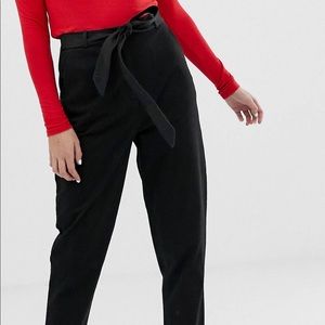 Tall black high waisted pants (never worn)